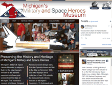 Tablet Screenshot of michigansmilitarymuseum.com